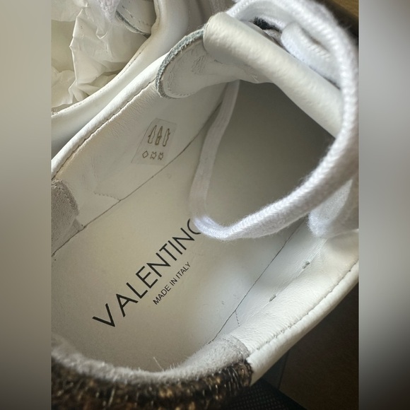 Valentino White Leather Sneakers size 38 - Picture 10 of 11